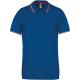 Polo de manga corta hombre Ref.TTK250-AZUL REAL AZUL/ROJO/BLANCO