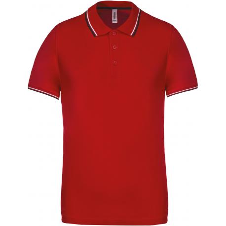 Polo de manga corta hombre