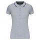 Polo de manga corta mujer Ref.TTK251-OXFORD GRAY/NAVY/WHITE