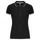 Polo de manga corta mujer Ref.TTK251-NEGRO/GRIS CLARO/BLANCO