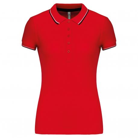 Polo de manga corta mujer