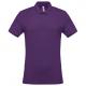 Polo piqué de manga corta hombre Ref.TTK254-PURPURA