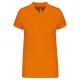 Polo piqué de manga corta de mujer Ref.TTK255-NARANJA