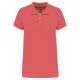 Polo piqué de manga corta de mujer Ref.TTK255-VERDADERO CORAL