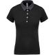 Polo jersey bicolor mujer Ref.TTK261-BREZAL NEGRO/GRIS OSCURO