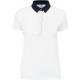 Polo jersey bicolor mujer Ref.TTK261-NAVAL BLANCA