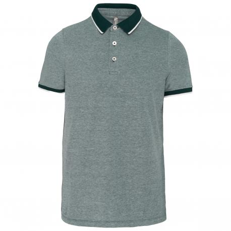 Polo bicolor para hombre