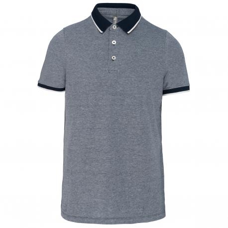 Polo bicolor para hombre