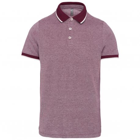 Polo bicolor para hombre