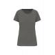 Camiseta Supima® cuello redondo manga corta mujer Ref.TTK3001-BREZO GRIS