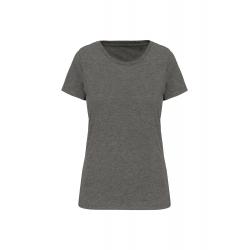 Camiseta Supima® cuello redondo manga corta mujer