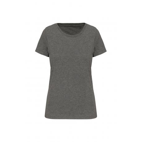 Camiseta Supima® cuello redondo manga corta mujer