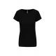 Camiseta con elastano mujer Ref.TTK3013-NEGRO
