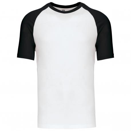 Camiseta Baseball bicolor de manga corta