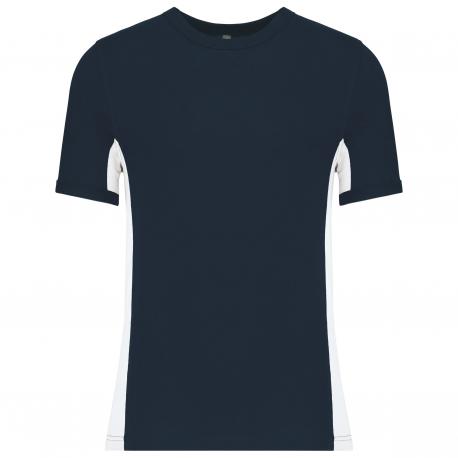 Camiseta de algodón bicolor de manga corta Tiger