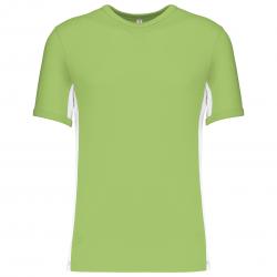 Camiseta de algodón bicolor de manga corta Tiger