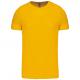 Camiseta de algodón manga corta para hombre Ref.TTK356-AMARILLO