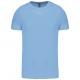 Camiseta de algodón manga corta para hombre Ref.TTK356-CIELO AZUL