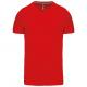 Camiseta de manga corta y cuello de pico Ref.TTK357-RED