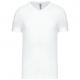 Camiseta de manga corta y cuello de pico Ref.TTK357-BLANCO