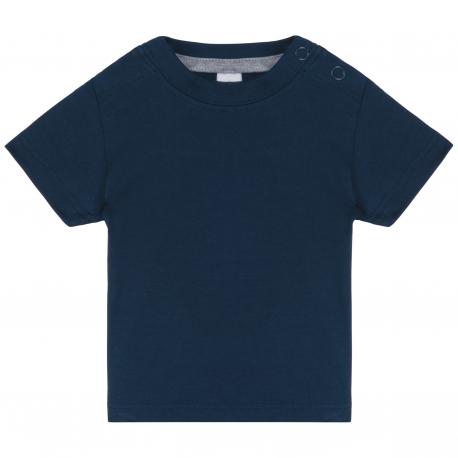 Camiseta 100% algodón de manga corta para bebé