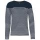 Camiseta marinera de manga larga de hombre Ref.TTK366-STRIPES MARINAS/BLANCAS