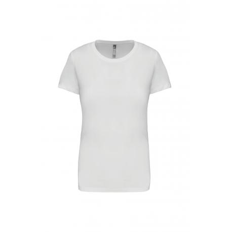Camiseta de algodón para mujer de manga corta