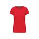 Camiseta de algodón para mujer de manga corta Ref.TTK380-RED