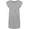 Camiseta larga de algodón peinado para mujer