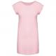 Camiseta larga de algodón peinado para mujer Ref.TTK388-ROSA PALIDO