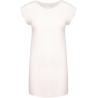 Camiseta larga de algodón peinado para mujer