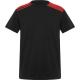 Camiseta manga corta Expedition 160g/m2 Ref.RCA8411-NEGRO/ROJO