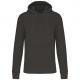 Sudadera capucha ecorresponsable hombre Ref.TTK4027-GRIS OSCURO