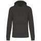 Sudadera capucha ecorresponsable hombre Ref.TTK4027-GRIS OSCURO