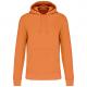 Sudadera capucha ecorresponsable hombre Ref.TTK4027-NARANJA CLARO