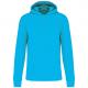 Sudadera capucha ecorresponsable hombre Ref.TTK4027-TURQUESA MARINA