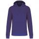 Sudadera capucha ecorresponsable hombre Ref.TTK4027-MORADO OSCURO