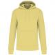 Sudadera capucha ecorresponsable hombre Ref.TTK4027-LIMON AMARILLO