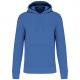 Sudadera capucha ecorresponsable hombre Ref.TTK4027-AZUL REAL AZUL