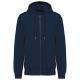 Sudadera ecorresponsable french terry - capucha y cremallera - unisex Ref.TTK4008-ARMADA