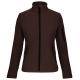 Chaqueta softshell mujer Ref.TTK400-CHOCOLATE