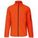 Chaqueta softshell hombre Ref.TTK401-NARANJA FLUORESCENTE