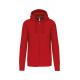 Sudadera con capucha y cremallera Ref.TTK454-RED