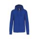 Sudadera con capucha y cremallera Ref.TTK454-AZUL REAL AZUL