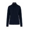 Chaqueta de felpa con cremallera mujer