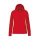 Sudadera con capucha y cremallera de mujer Ref.TTK464-RED