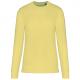 Sudadera ecorresponsable de cuello redondo unisex Ref.TTK4025-LIMON AMARILLO