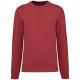 Sudadera ecorresponsable de cuello redondo unisex Ref.TTK4025-TERRACOTA ROJA