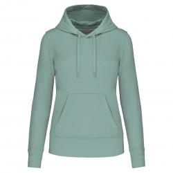 Sudadera capucha ecorresponsable mujer