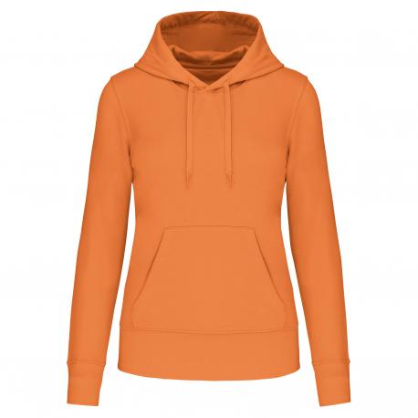 Sudadera capucha ecorresponsable mujer